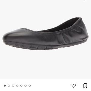 Cole Haan Women's Zerogrand Ballet II Flat, Black Leather, 8 B US